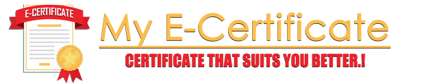 My e - Certificate